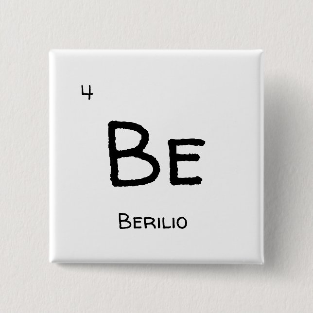 Berilium Button (Vorderseite)