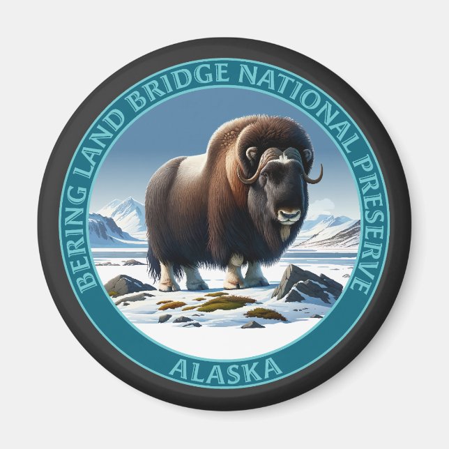 Bering Land Bridge Nationalpark Alaska Magnet (Vorne)