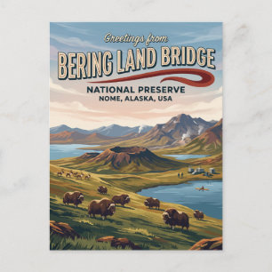 Bering-Landbrücke National Preserve USA Postkarte