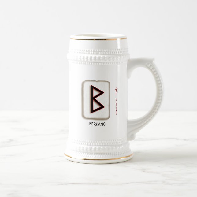 Berkano RuneStone Stein Bierglas (Rechts)