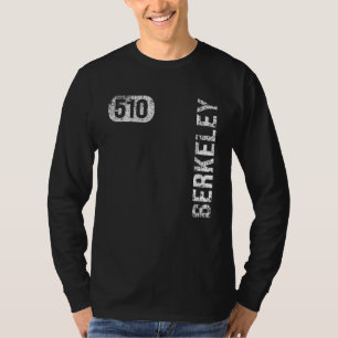 Berkeley California 510 Area Code Vintag Retro T-Shirt