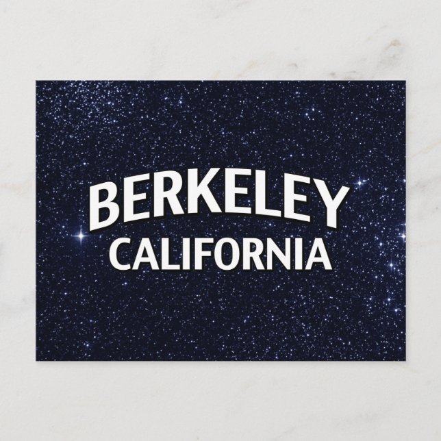 Berkeley California Postkarte (Vorderseite)
