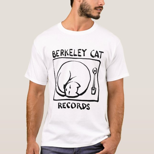 Berkeley Cat Records mec T-Shirt (Devant)