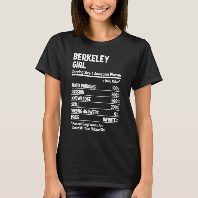 Berkeley Girl T-Shirt (Vorderseite)