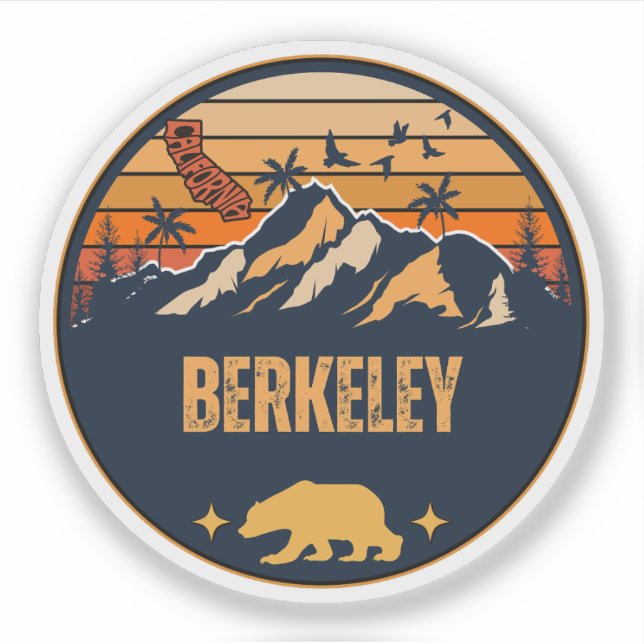 Berkeley, Kalifornien Aufkleber (Vorderseite)