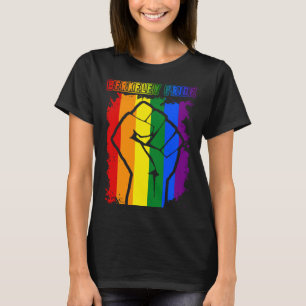 Berkeley LGBT-Monat des Stolzes LGBTQ-Regenbogenfl T-Shirt