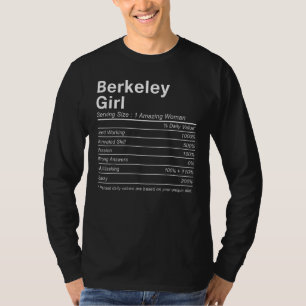 BERKELEY-MÄDCHEN CA KALIFORNIEN Nährzusammenfassun T-Shirt