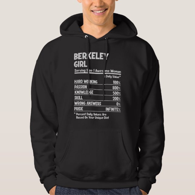 Berkeley Mädchen Hoodie (Vorderseite)
