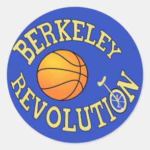 Berkeley-Revolutionsaufkleber Runder Aufkleber