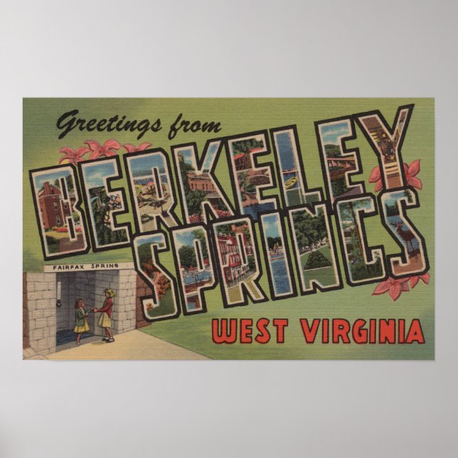 Berkeley Springs, West Virginia Poster (Vorne)