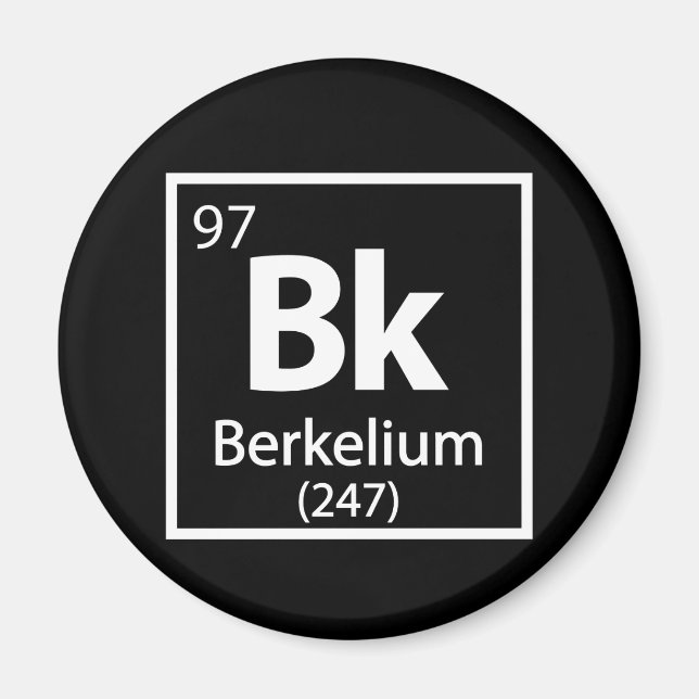 Berkelium - Berkeley Magnet (Vorne)