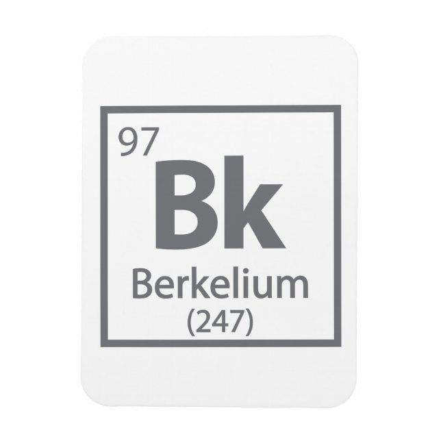 Berkelium - Berkeley Magnet (Vertikal)