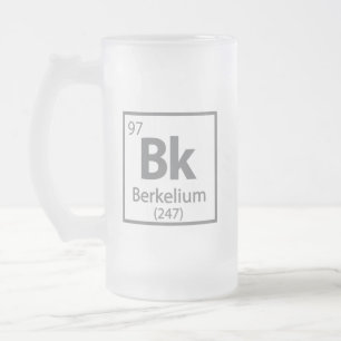 Berkelium - Berkeley Mattglas Bierglas