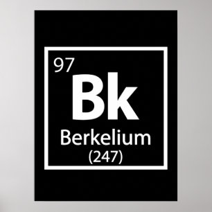 Berkelium - Berkeley Science - Tableau périodique