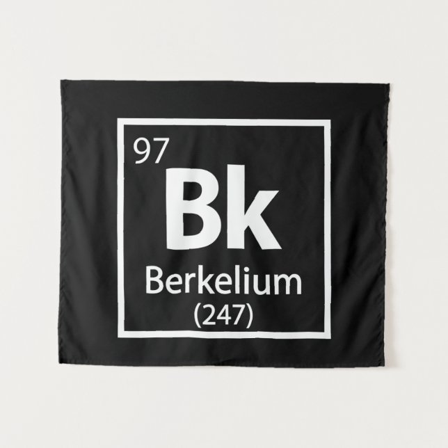 Berkelium - Berkeley Wandteppich (Vorderseite (Horizontal))
