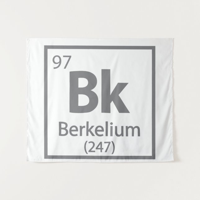 Berkelium - Berkeley Wandteppich (Vorderseite (Horizontal))