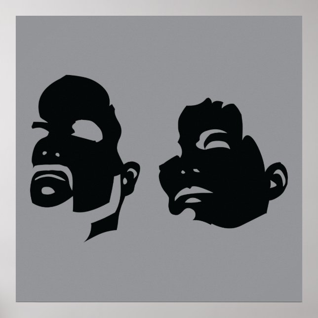 BerkhouseSnyder Heads Up Logo Poster (Vorne)