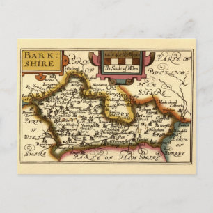 Berkshire Barkshire Comté Angleterre Carte Antiqua