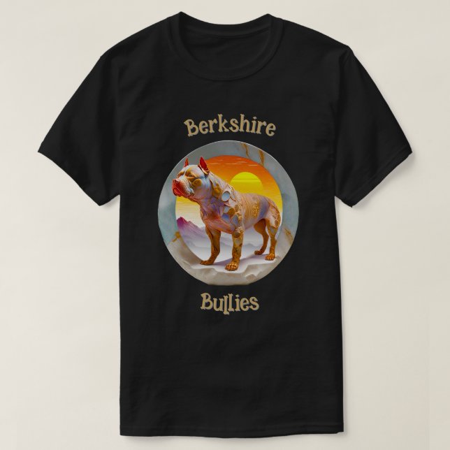 Berkshire Bullies Pit Bull 12a T-Shirt (Design devant)