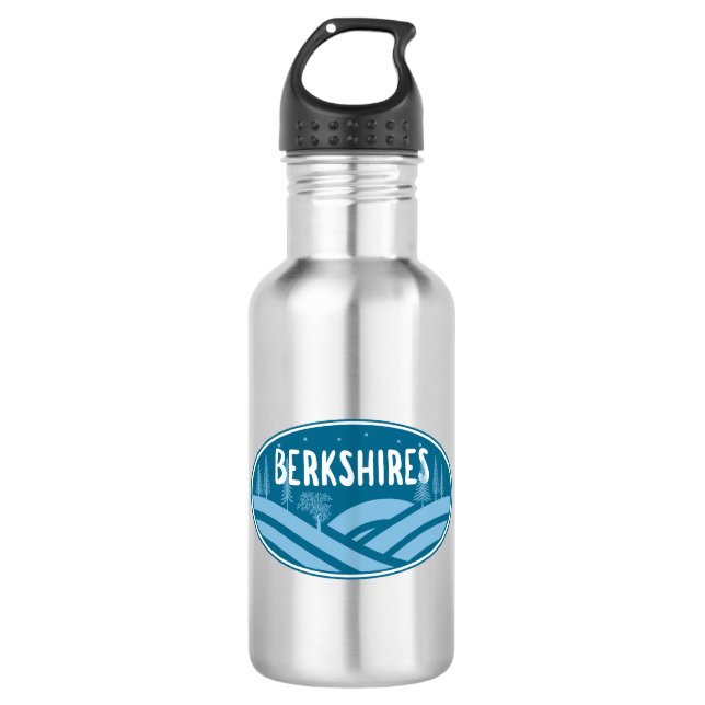 Berkshires Massachusetts Outdoor Edelstahlflasche (Vorderseite)