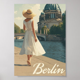 Berlin 50er Jahre Vintage Poster