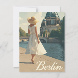 Berlin 50er Jahre Vintage Postkarte