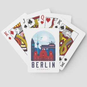 Berlin Allemagne Skyline Classic Cartes de Jeu
