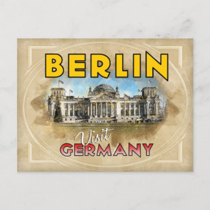 Berlin, Besuchen Sie Deutschland... Postkarte