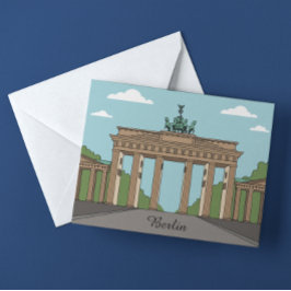 Berlin Brandenburg Gate – Classic City Landmark Postkarte