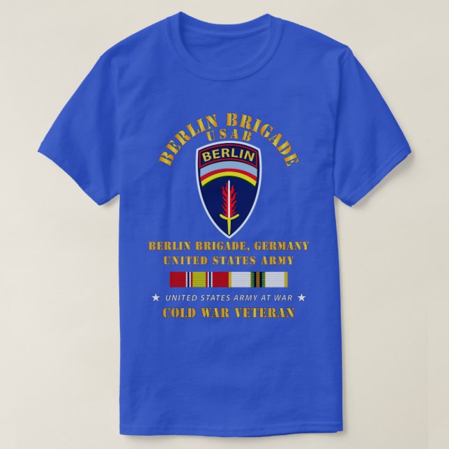 Berlin Brigade w COLD SERVICE RIBBONS T-Shirt (Design vorne)