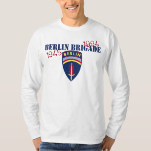 Berlin-Brigaden-langes Hülsen-Shirt T-Shirt