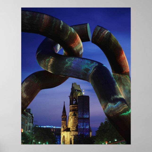 Berlin, Charlottenburg, Kaiser-Wilhelm Poster (Vorne)