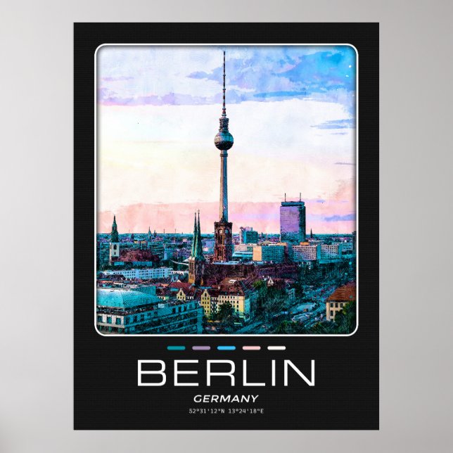 Berlin City Poster (Vorne)