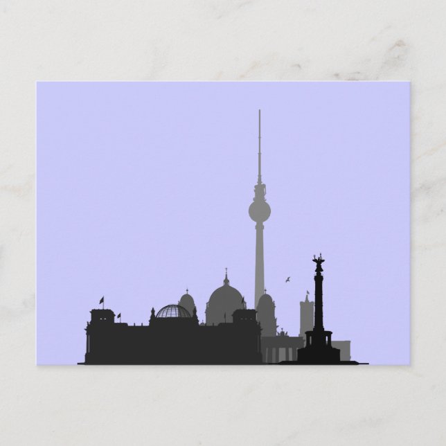 Berlin City Postkarte (Vorderseite)