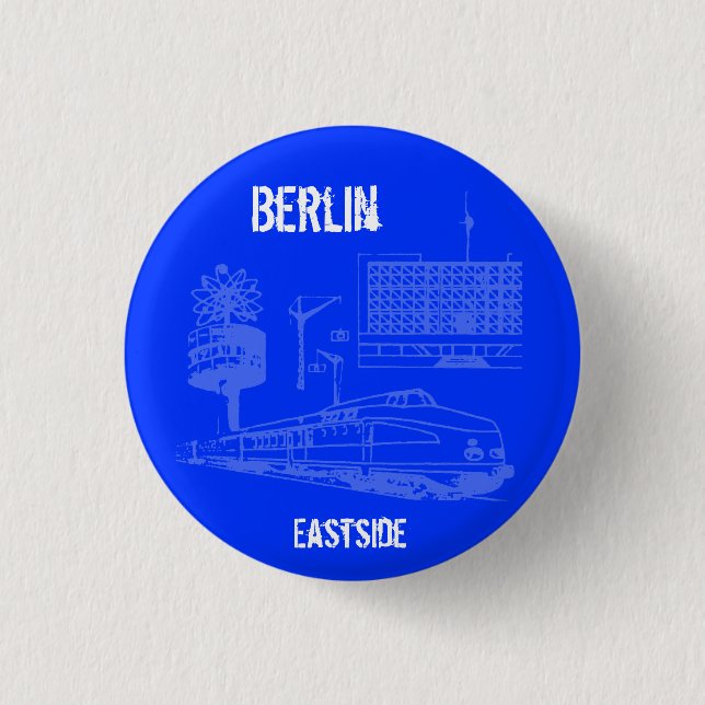 Berlin DDR Design Button (Vorderseite)