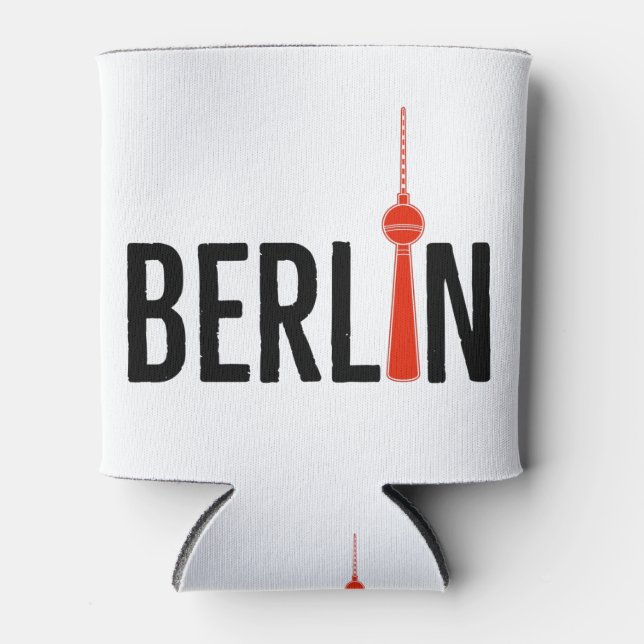 BERLIN - Der Berliner Fernsehturm (Der Fernsehturm Dosenkühler (Vorderseite)
