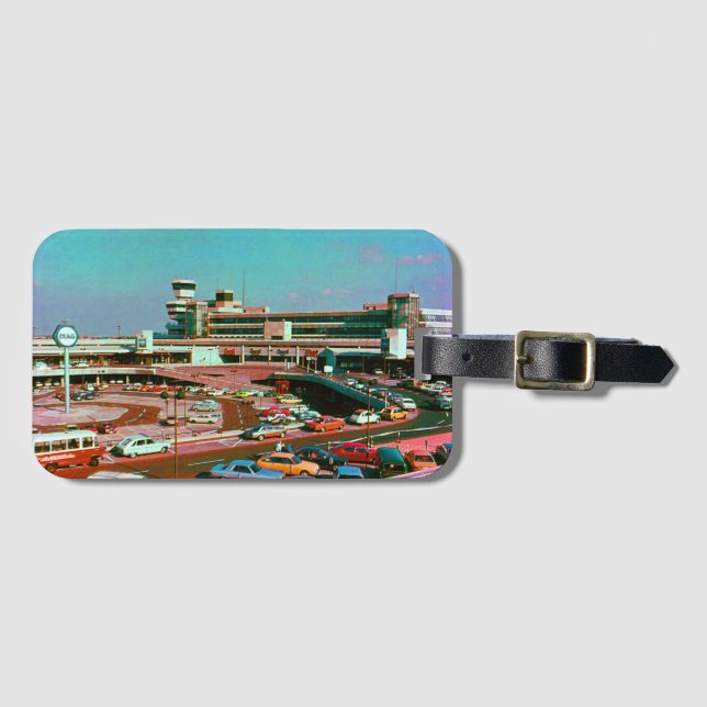 Berlin Der Flughafen Tegel Gepäckanhänger (Vorderseite (Horizontal))