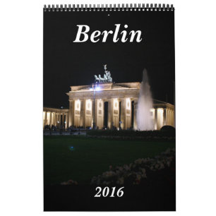 Berlin Deutschland 2016 Kalender