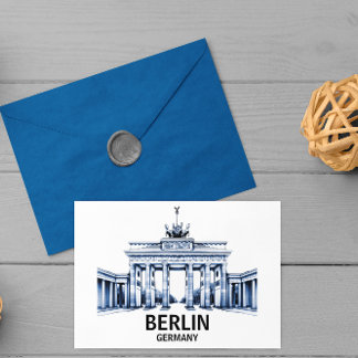 Berlin Deutschland Brandenburg Tor Postkarte