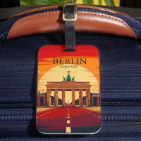 Berlin Deutschland Brandenburger Tor Retro Reise K