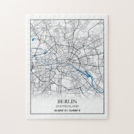Berlin Deutschland City Map Koordinaten