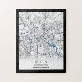 Berlin Deutschland City Map Koordinaten