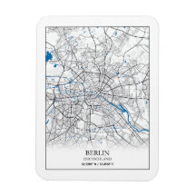 Berlin Deutschland City Map Travers