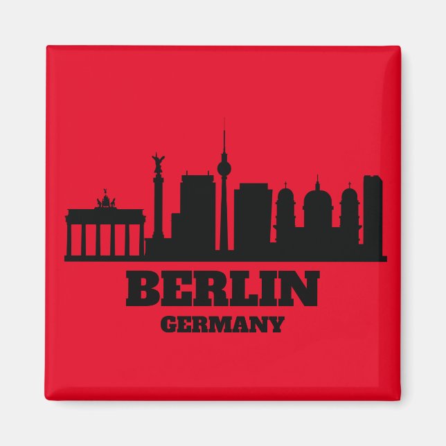 Berlin Deutschland City Sehenswürdigkeit Magnet (Vorne)