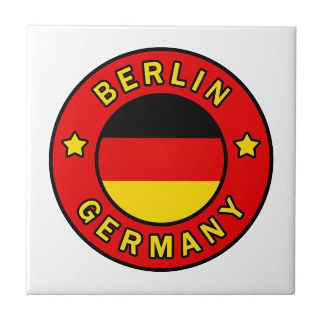 Berlin Deutschland Fliese (Vorderseite)