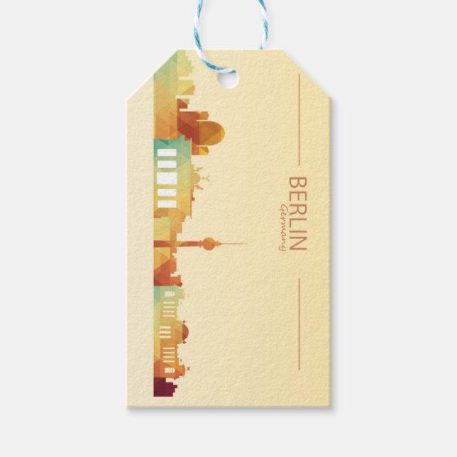 Berlin, Deutschland - Geschenktag Geschenkanhänger (Vorderseite)