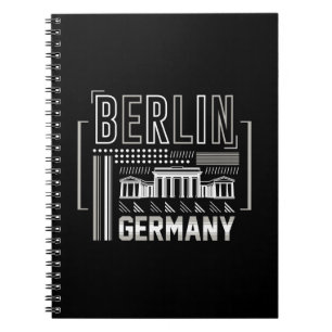 Berlin Deutschland Moderne Architektur Grafik Notizblock