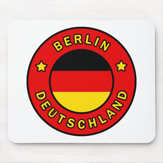 Berlin Deutschland Mousepad (Vorne)
