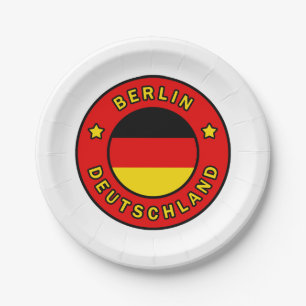 Berlin Deutschland Pappteller