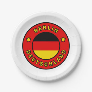 Berlin Deutschland Pappteller